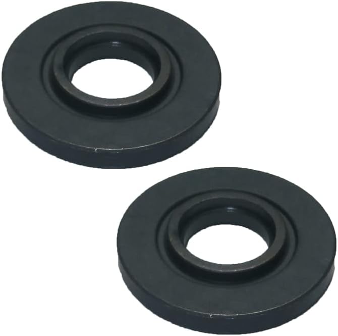 DeWalt genuine replacement inner clamp washers front view showing the central raised hub design.