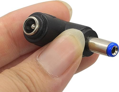 Rear female input terminal view of the zdyCGTime 5.5mm outer diameter power adapter jack.