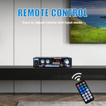 Woopker AK35 mini home receiver with remote control and integrated bluetooth five point zero