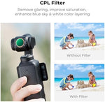 DJI Osmo Pocket 3 with attached K&F Concept wide angle lens