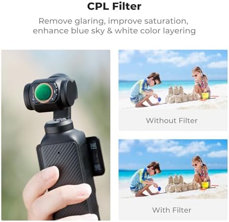 DJI Osmo Pocket 3 with attached K&F Concept wide angle lens