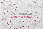 Travel size Summer's Eve Simply Sensitive feminine wipes pack