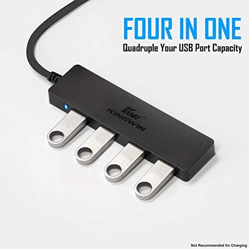 Close up of Kingwin USB ports for peripheral connection