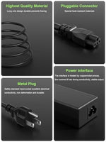 Universal compact external power source emphasizing the reinforced strain relief joints for enhanced durability.