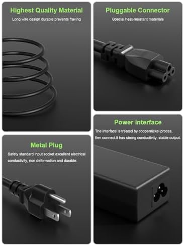 Universal compact external power source emphasizing the reinforced strain relief joints for enhanced durability.