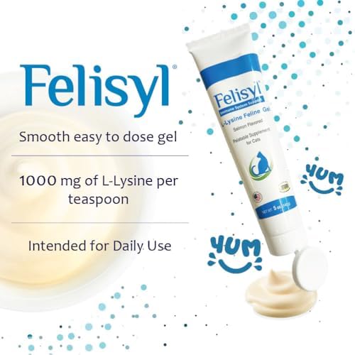Two pack Felisyl L-Lysine salmon flavored gel tubes