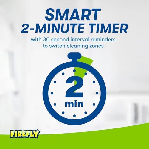 Side view of slim Firefly Hot Wheels toothbrush handle