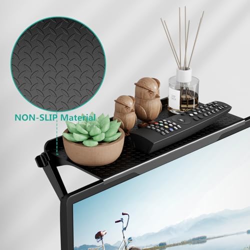 WALI premium imported computer monitor shelf showing safety ledges