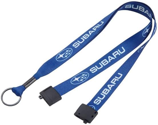 Subaru lanyard keychain front view genuine logo design