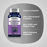 High potency resveratrol capsules for cellular health support