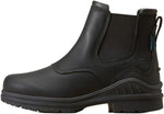 Ariat Barnyard Twin Gore II waterproof boot front view showing leather texture
