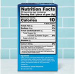 ACT Dry Mouth Soothing Mint gum pieces and individual blister pack