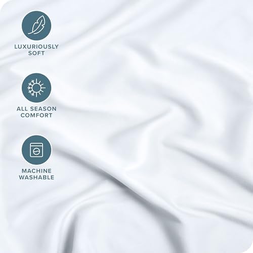 Bare Home queen size fitted sheet showing deep pocket elastic corner