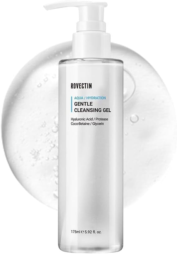 Rovectin Aqua Cleansing Gel front view bottle