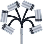 Side view of LightBob reading lamp showing flexible arm design