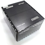 Sundown Audio wired remote control dashboard module featuring the integrated clipping indicator light.