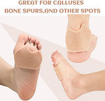U-shaped sesamoid foot pads for offloading pressure on ball of foot
