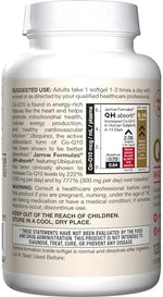 Premium USA imported Kaneka QH ubiquinol softgels for cellular energy production