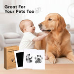Jet black inkless print pads with included white impression cards