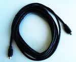 Close up of 9 pin male connector on Bose audio cable