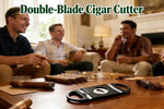 2-Piece Cigar Cutter Set – Plastic & Stainless Steel Guillotine Cutters for Precise Trimming - Image 4