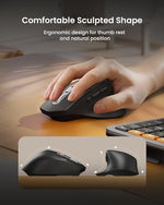 ProtoArc multi-device bluetooth keyboard showing top channel buttons for switching devices