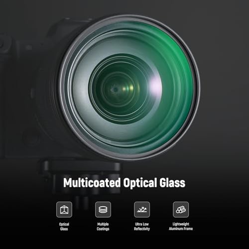 Ultra-slim 3.3mm frame profile of Neewer camera filter