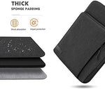 MoKo protective tablet sleeve close up of durable smooth zipper closure tracks.