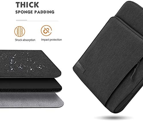 MoKo protective tablet sleeve close up of durable smooth zipper closure tracks.