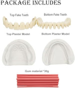 Healthyare moldable gum material for dental aesthetic kit