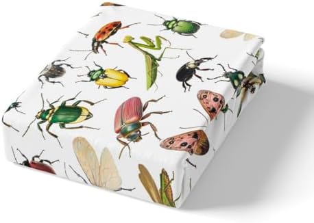 Matching 3D insect theme pillowcase detail