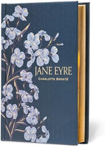 Jane Eyre special edition close up of embossed foil cover detailing.