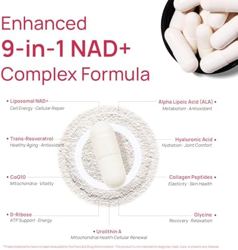 Back label of Selerb NAD+ alternative for women indicating clean ingredients and USA sourcing verification