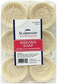 Scalpmaster traditional wet shaving soap pucks set
