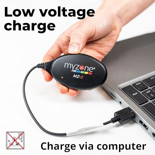 Black magnetic USB cord for MYZONE module fitness tracker