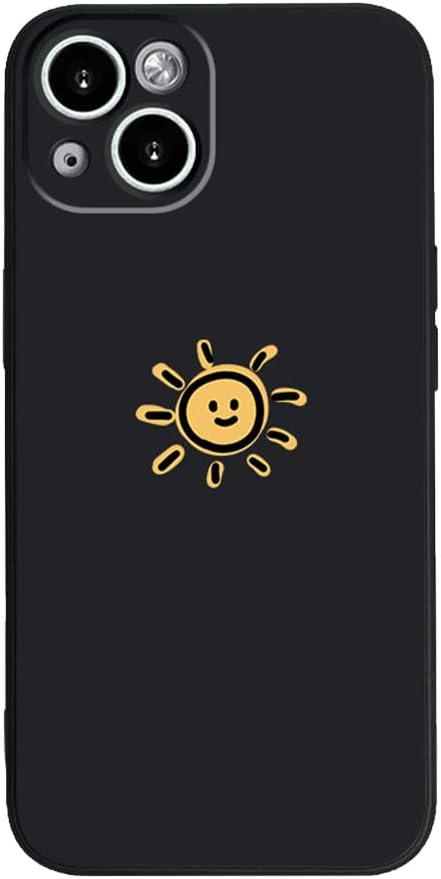 Casechics Compatible with iPhone 11 Pro Max Case,Couple Matching,Whitesun | Cute Couple Matching,Cartoon Sun Moon,Silicone Camera Lens Protection - Image 10