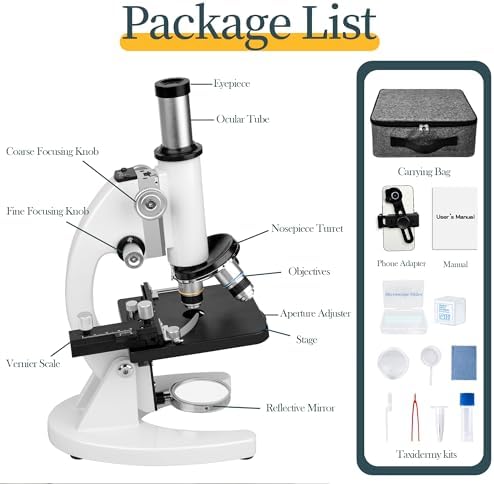 Yoncoux compound microscope side profile showing metal base