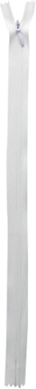 Coats: Thread & Zippers F8414-001 Invisible Zipper, 12" to 14", White - Image 1