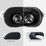 Superus facial interface installed on Meta Quest 2 headset