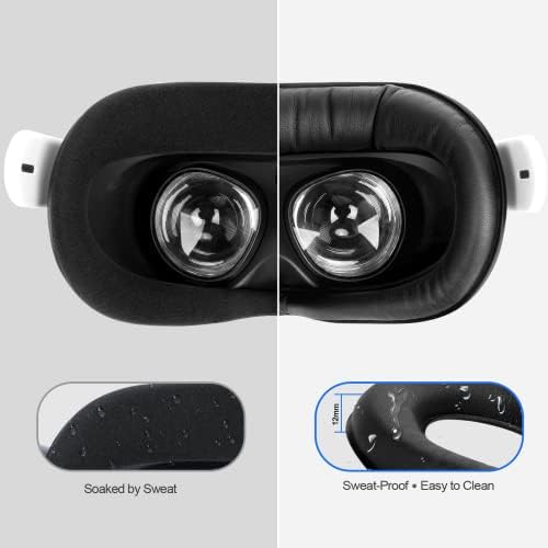 Superus facial interface installed on Meta Quest 2 headset