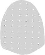Replacement slide sole for modular bowling shoes closeup