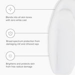 Non greasy sunscreen for oily skin featuring a mineral formula for sensitive faces