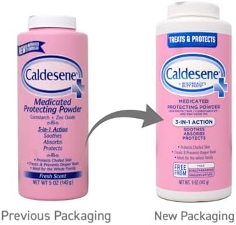 Authentic imported Caldesene medicated powder pack of 3