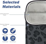 Open front pocket of the Dadanism sleeve storing charging accessories