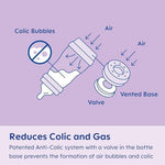 Close up of MAM self-sterilizing bottle base