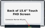 SCREENARAMA laptop display showing the forty-pin narrow connector interface on the back panel