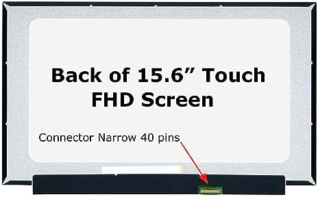 SCREENARAMA laptop display showing the forty-pin narrow connector interface on the back panel