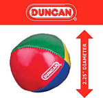 Close up of the durable stitched seams on the Duncan vinyl shell juggling set
