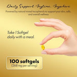 Gluten free and dairy free vitamin E softgels by Coco March.