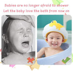 Premium quality baby shower cap showing comfortable non slip grip